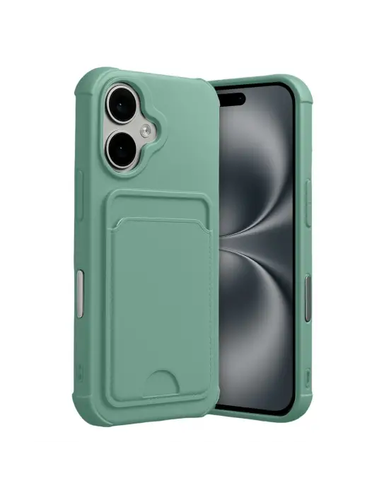 Apple İphone 17 Kelvin Kartvizitli Silikon - Açık Yeşil