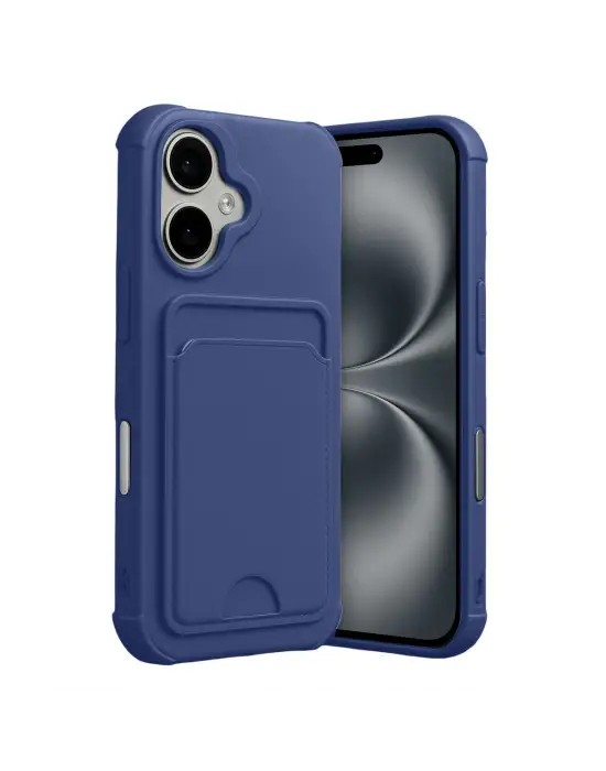 Apple İphone 17 Kelvin Kartvizitli Silikon - Lacivert