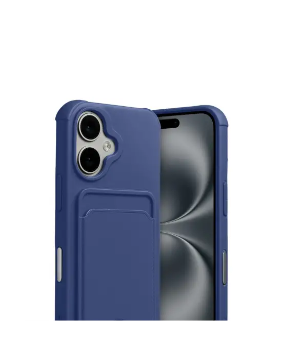 Apple İphone 17 Kelvin Kartvizitli Silikon - Lacivert