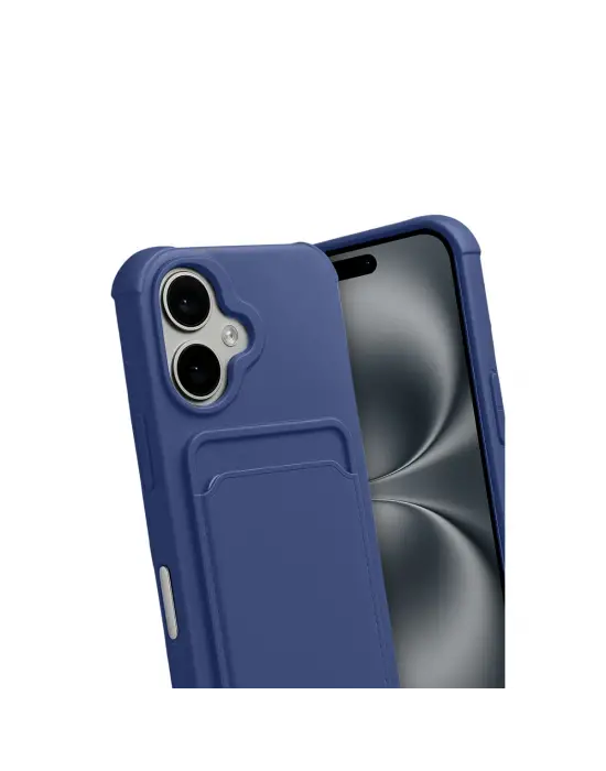 Apple İphone 17 Kelvin Kartvizitli Silikon - Lacivert