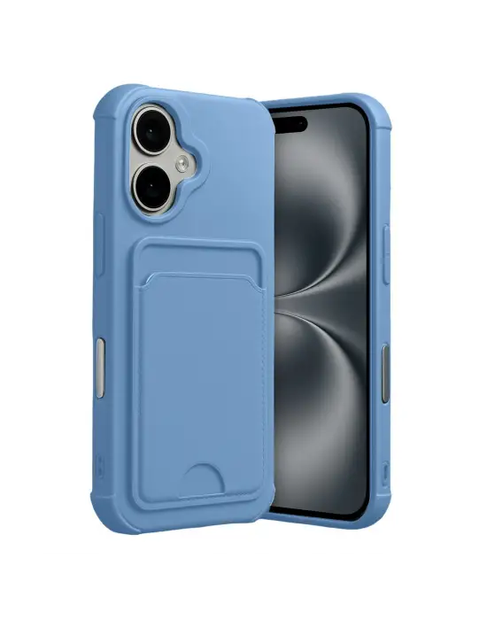 Apple İphone 17 Kelvin Kartvizitli Silikon - Mavi