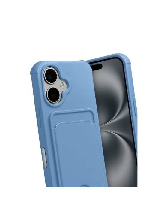 Apple İphone 17 Kelvin Kartvizitli Silikon - Mavi