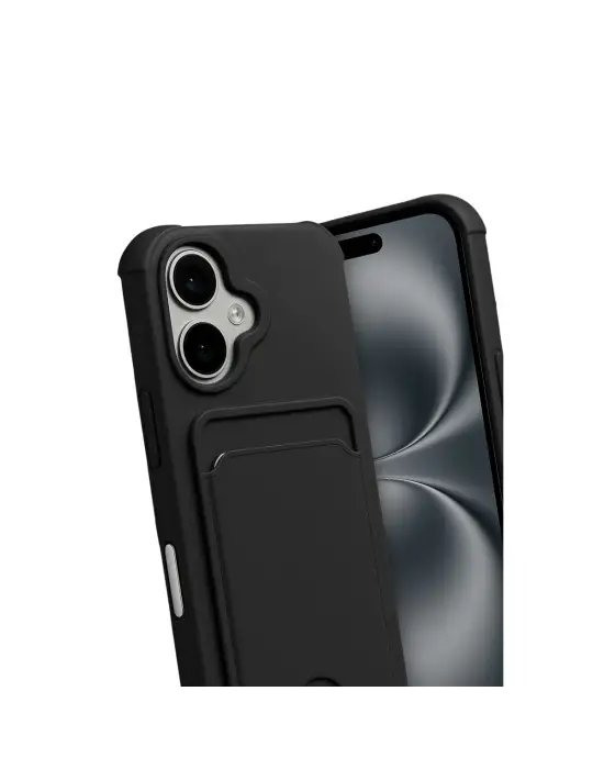 Apple İphone 17 Kelvin Kartvizitli Silikon - Siyah