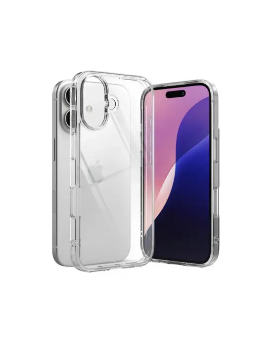 Apple İphone 17 Lüx Şeffaf Silikon - Şeffaf
