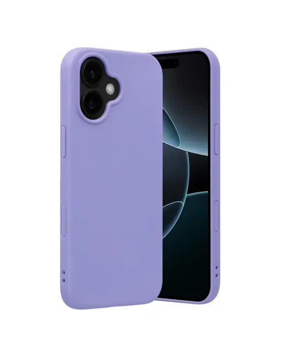Apple İphone 17 Nano İçi Kadife Silikon - Lila
