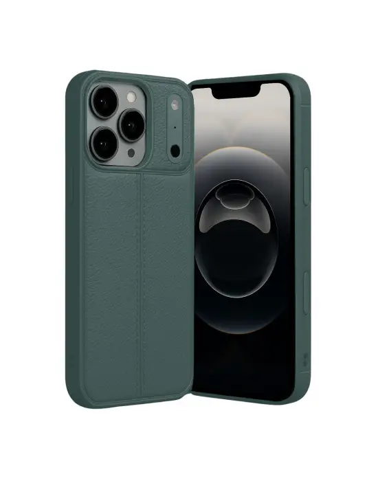 Apple İphone 17 Pro Auto Focus Kapak - Koyu Yeşil
