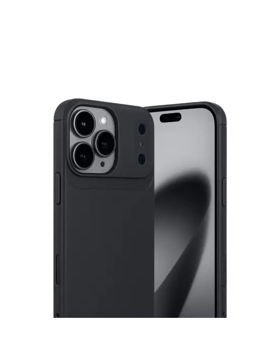 Apple İphone 17 Pro Auto Focus Karbon Kapak - Siyah