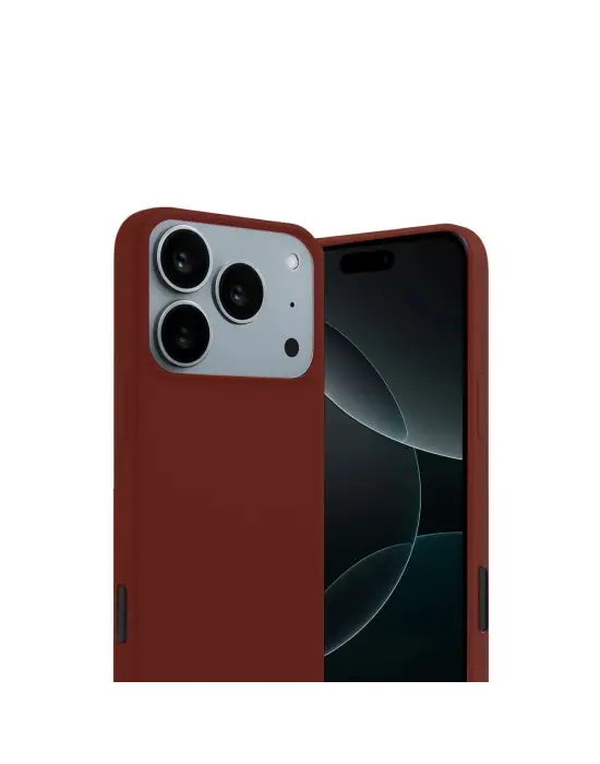 Apple İphone 17 Pro First Silikon - Bordo