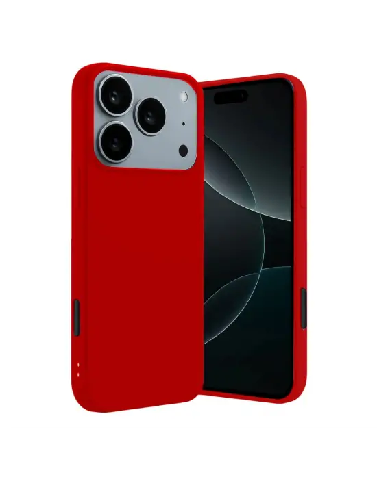 Apple İphone 17 Pro First Silikon - Kırmızı