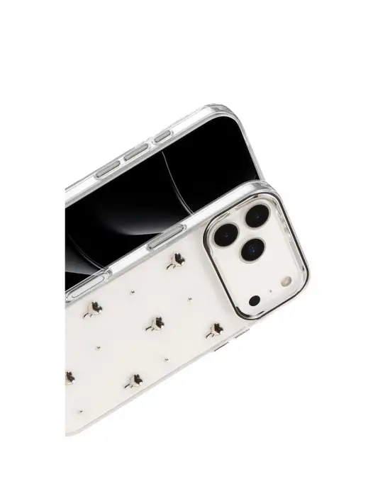Apple İphone 17 Pro Fiyonk Desenli Kapak - Desen 1