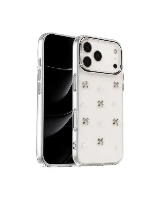Apple İphone 17 Pro Fiyonk Desenli Kapak - Desen 8