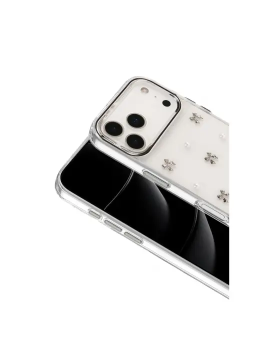 Apple İphone 17 Pro Fiyonk Desenli Kapak - Desen 8