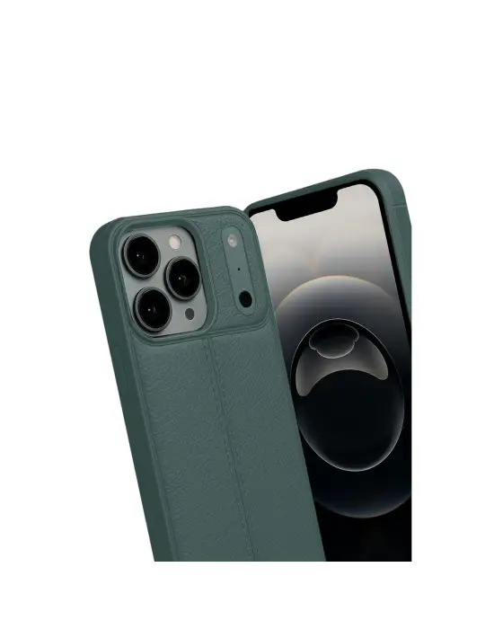 Apple İphone 17 Pro Max Auto Focus Kapak - Koyu Yeşil