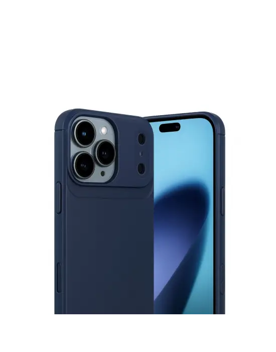 Apple İphone 17 Pro Max Auto Focus Karbon Kapak - Lacivert