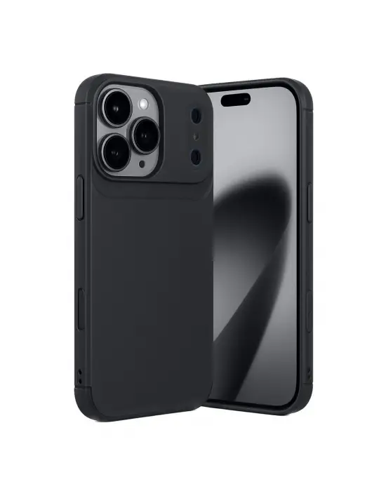 Apple İphone 17 Pro Max Auto Focus Karbon Kapak - Siyah