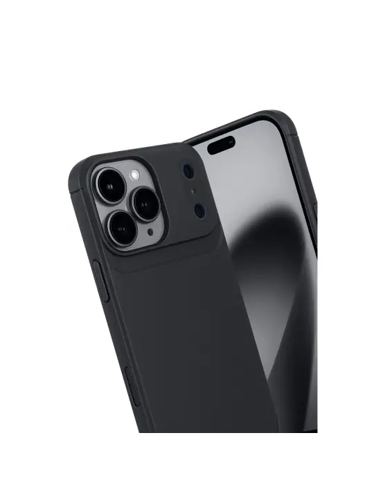 Apple İphone 17 Pro Max Auto Focus Karbon Kapak - Siyah