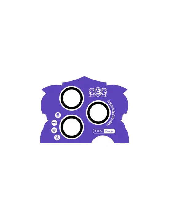 Apple İphone 17 Pro Max Bilvis Titan Kamera Lens - Gümüş