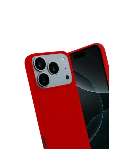 Apple İphone 17 Pro Max First Silikon - Kırmızı