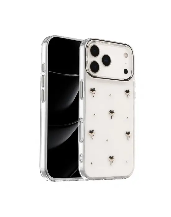 Apple İphone 17 Pro Max Fiyonk Desenli Kapak - Desen 1