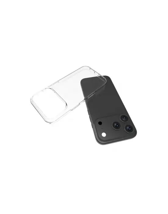 Apple İphone 17 Pro Max Lüx Şeffaf Silikon - Şeffaf