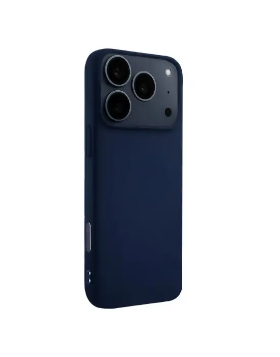 Apple İphone 17 Pro Max Nano İçi Kadife Silikon - Lacivert