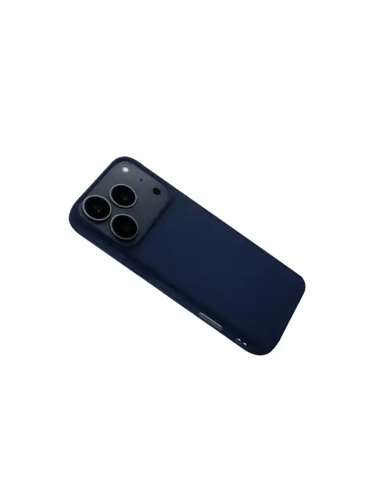 Apple İphone 17 Pro Max Nano İçi Kadife Silikon - Lacivert
