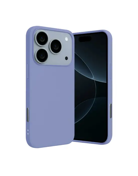 Apple İphone 17 Pro Max Nano İçi Kadife Silikon - Lila