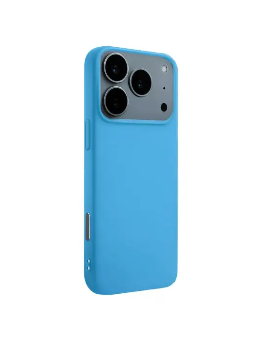 Apple İphone 17 Pro Max Nano İçi Kadife Silikon - Mavi