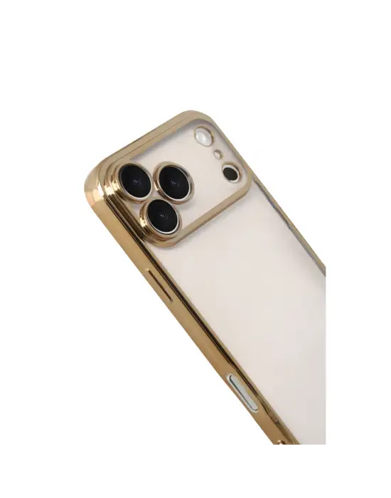 Apple İphone 17 Pro Max Razer Lensli Silikon - Gold