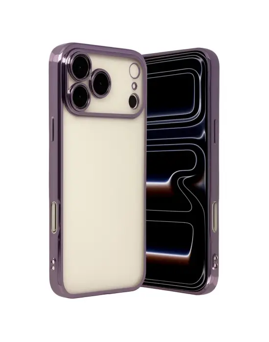 Apple İphone 17 Pro Max Razer Lensli Silikon - Mor