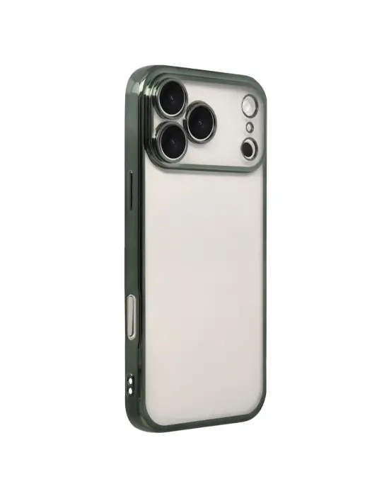 Apple İphone 17 Pro Max Razer Lensli Silikon - Yeşil