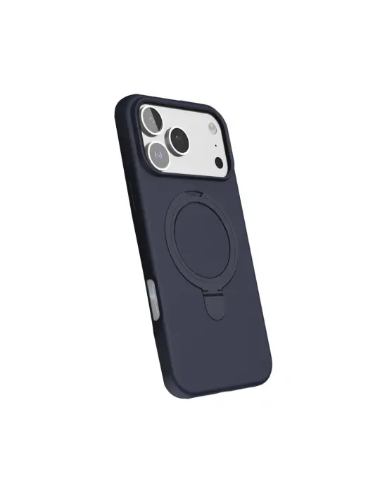 Apple İphone 17 Pro Max Regal Magsafe Standlı Kapak - Lacivert