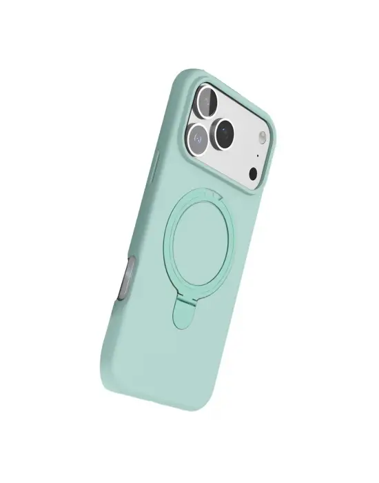 Apple İphone 17 Pro Max Regal Magsafe Standlı Kapak - Su Yeşili