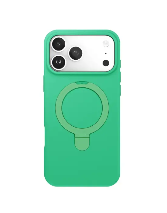 Apple İphone 17 Pro Max Regal Magsafe Standlı Kapak - Yeşil