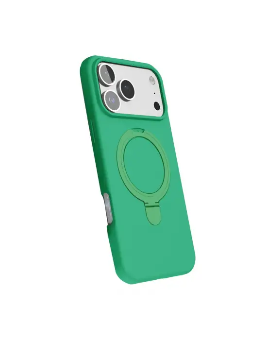Apple İphone 17 Pro Max Regal Magsafe Standlı Kapak - Yeşil