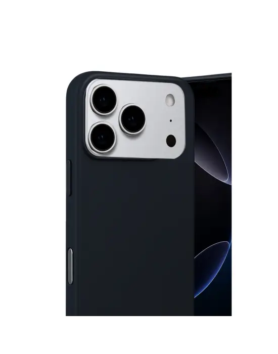 Apple İphone 17 Pro Nano İçi Kadife Silikon - Siyah
