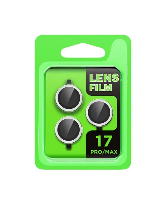Apple İphone 17 Pro Raze Metal Kamera Lens - Gümüş