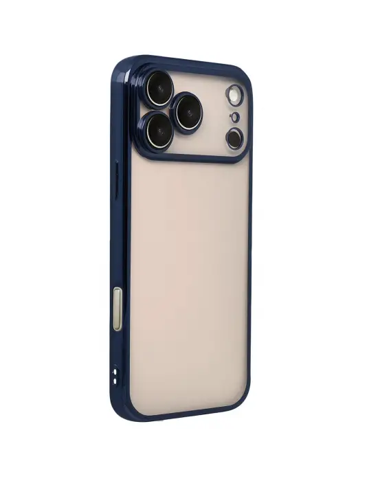 Apple İphone 17 Pro Razer Lensli Silikon - Lacivert