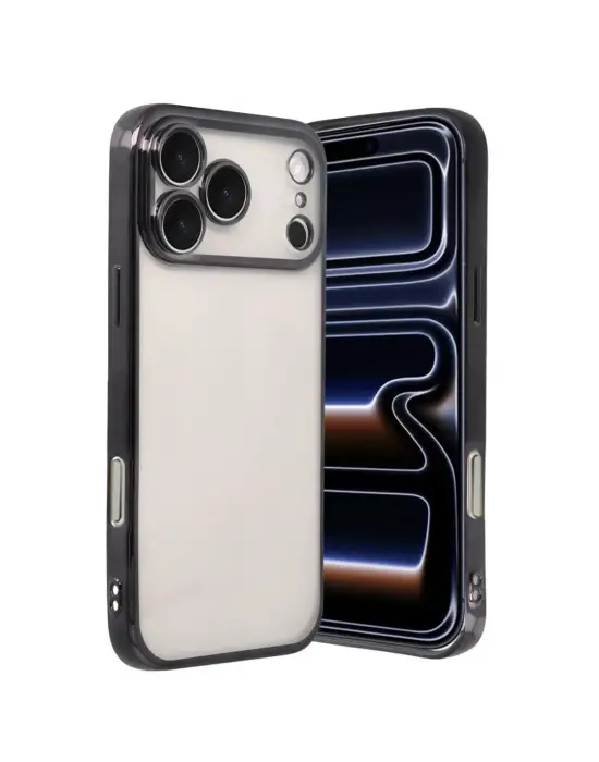 Apple İphone 17 Pro Razer Lensli Silikon - Siyah