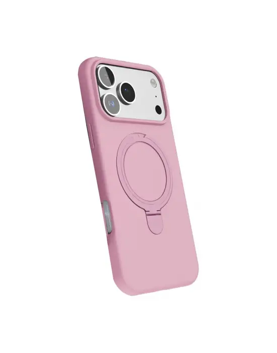 Apple İphone 17 Pro Regal Magsafe Standlı Kapak - Açık Pembe