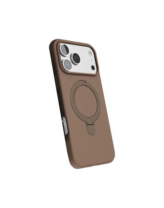 Apple İphone 17 Pro Regal Magsafe Standlı Kapak - Çöl Titanyum