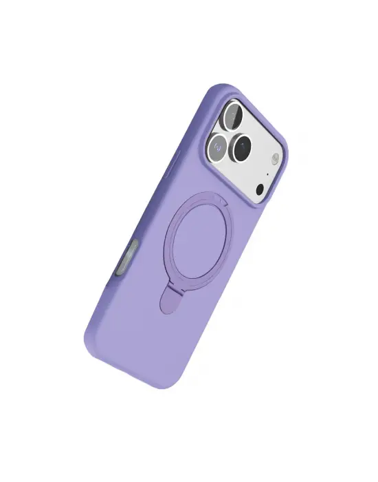 Apple İphone 17 Pro Regal Magsafe Standlı Kapak - Lila
