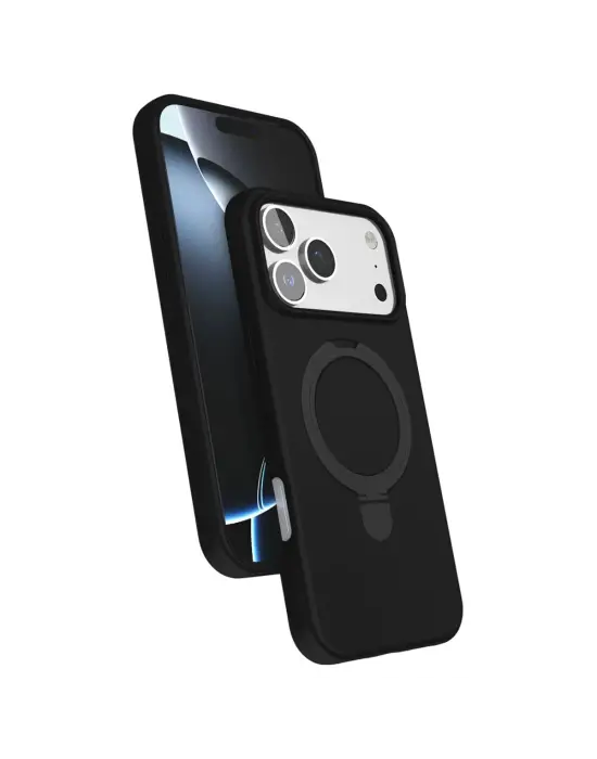 Apple İphone 17 Pro Regal Magsafe Standlı Kapak - Siyah