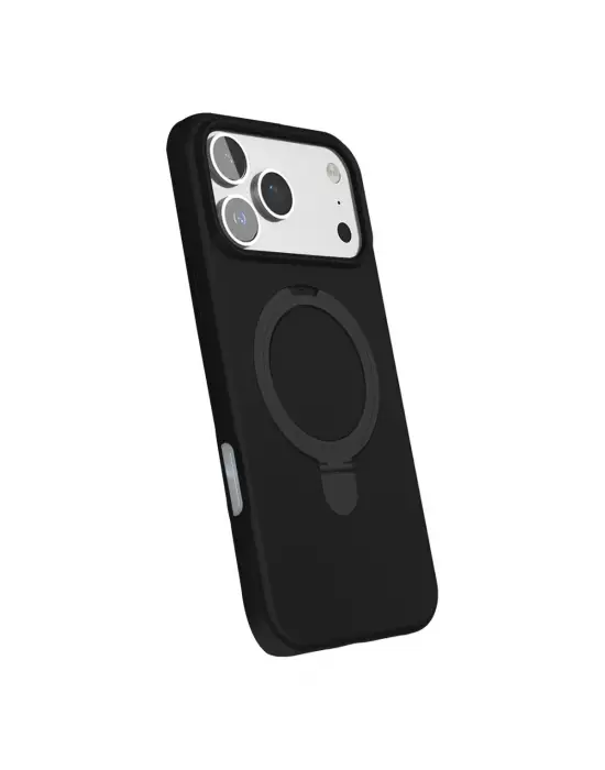 Apple İphone 17 Pro Regal Magsafe Standlı Kapak - Siyah