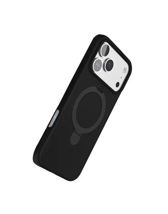 Apple İphone 17 Pro Regal Magsafe Standlı Kapak - Siyah