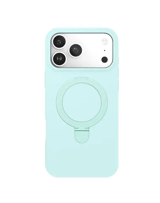 Apple İphone 17 Pro Regal Magsafe Standlı Kapak - Su Yeşili
