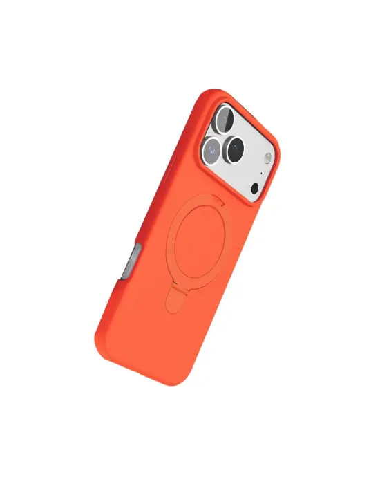 Apple İphone 17 Pro Regal Magsafe Standlı Kapak - Turuncu