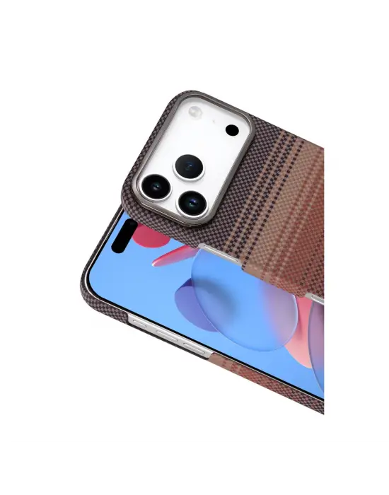 Apple İphone 17 Pro Vega Magsafe Kapak - Çöl Titanyum
