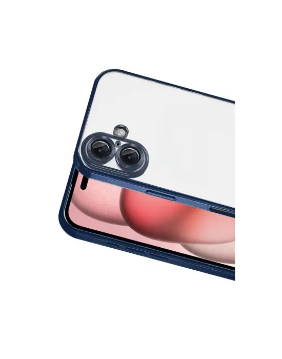 Apple İphone 17 Razer Lensli Silikon - Lacivert