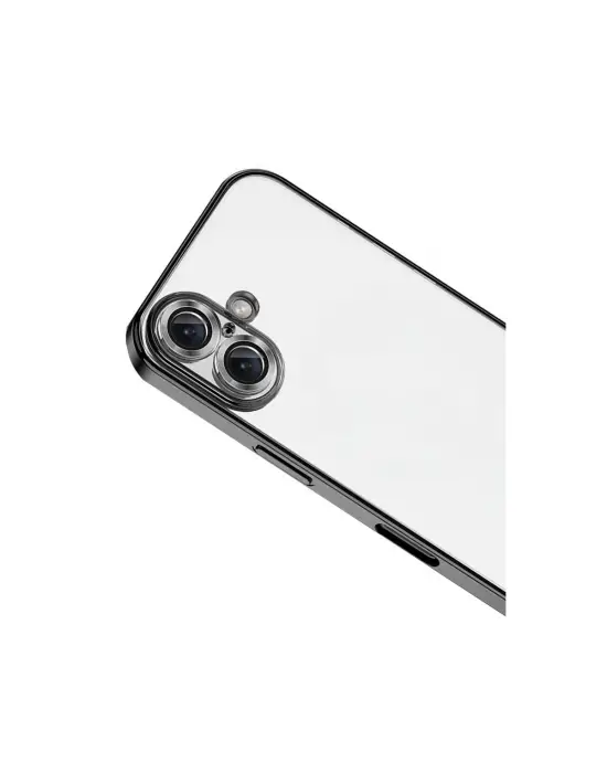 Apple İphone 17 Razer Lensli Silikon - Siyah